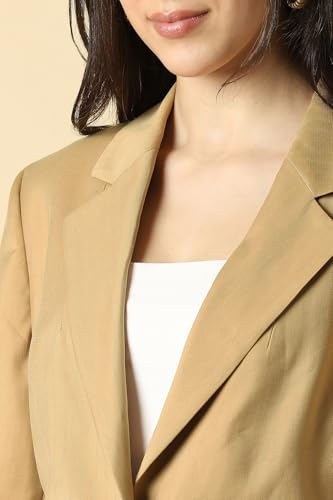 Allen Solly Women Beige Blazer