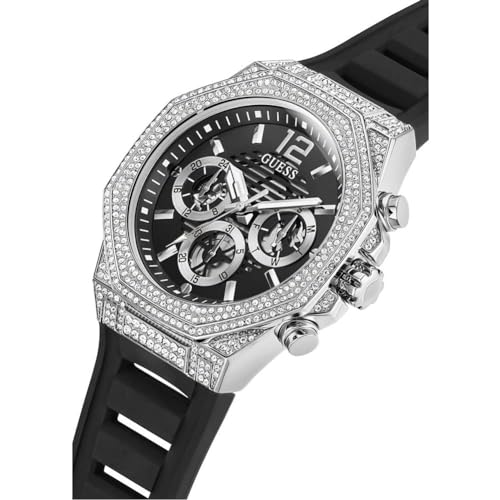 GUESS Black Round Dial Analog Men's Watch - GW0518G1