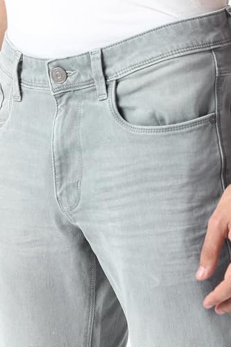 Van Heusen Men's Slim Jeans (VXDNCPOF916186_Grey