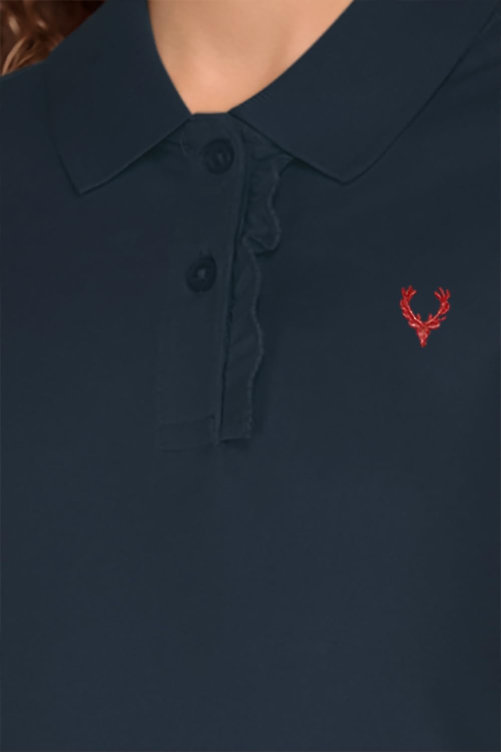 Allen Solly Junior Girls Midi Dress (AGDRERGFM65884_14_Blue_Navy_13 Years-14 Years)