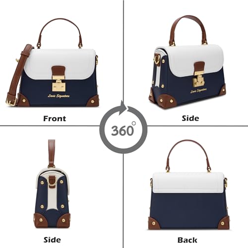 Lavie Signature Women's Beaufort Flap Satchel Bag | Satchel Handbag for Work | Ladies Purse | Stylish Shoulder Bag | Gift for Women