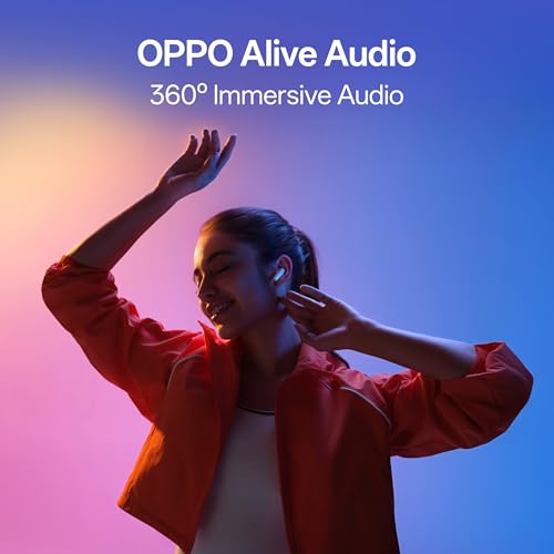 Oppo Enco Air5 Pro True Wireless in-Ear Earbuds with 12mm Dynamic Driver and 55dB ANC with Hi-Res Audio with LHDC 5.0, 54Hrs Playtime,Low Latency,Fast Charging.(Matte Black)