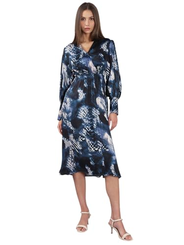 VERO MODA Women Fit and Flare Navy Dress