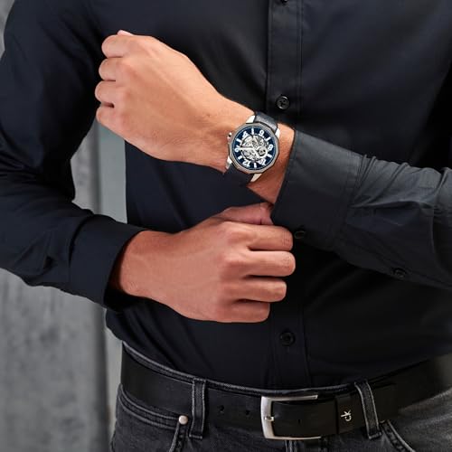 Cerruti Automatic Molveno Watch, blue, 45.5