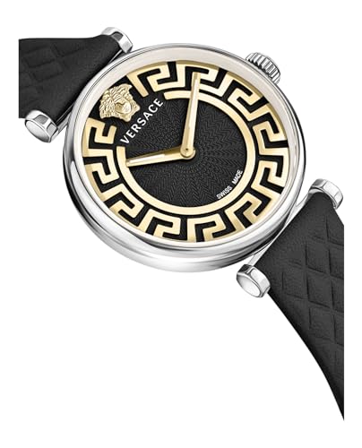 Versace Analog Black Dial Women's Watch-VE1CA0123