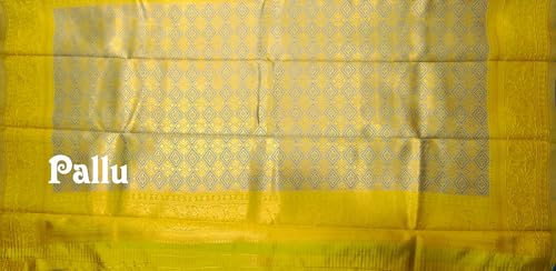SREE KUMARAN Women's Kanchipuram Kubera Silk Pure Pattu Sarees With Blouse (VSK271-3)