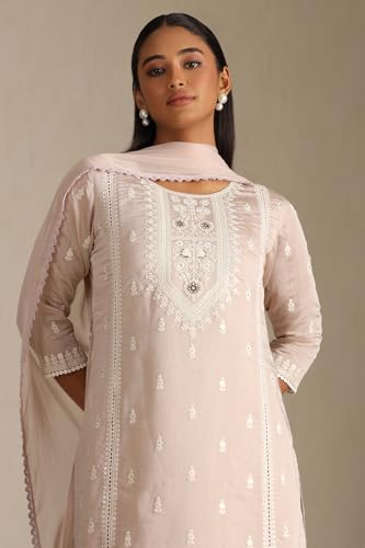 Soch Women's Chanderi Salwar Suit Set (EWA5CD22195