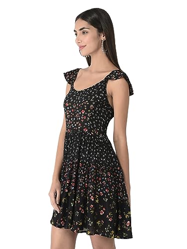 veldress21 Women Dress Short Stylish Casual Beachwear Summer Dress Trendy Collage Regular,Office Collage Wear Multicolor for Girls (XL)