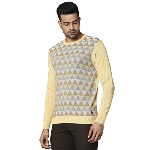Raymond Medium Yellow Sweater (Size: 44)-RMWX01148-Y3