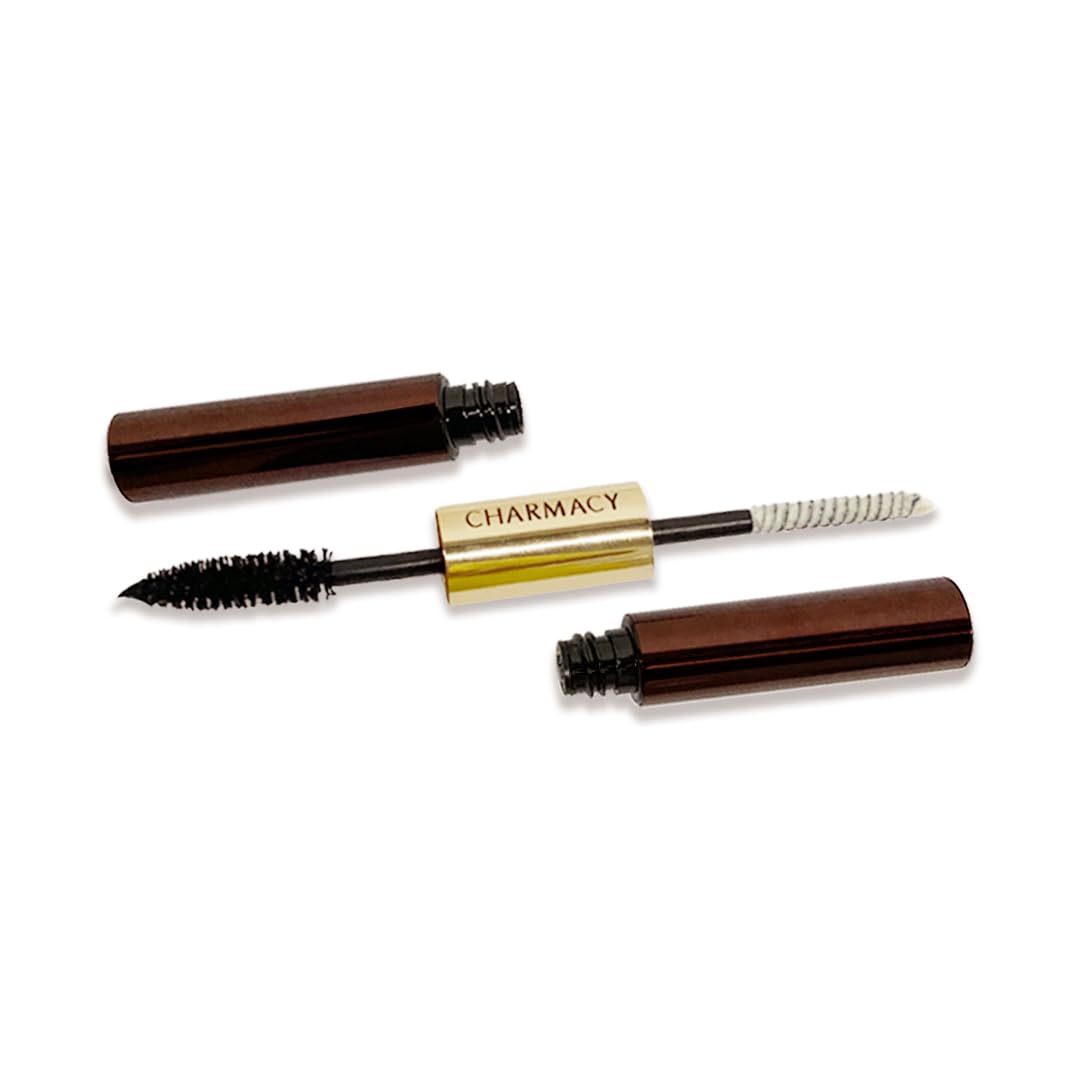 Charmacy Milano True or False Mascara 8G Intense (Black) - 8 g, Volumizing, Lengthening, Buildable Mascara, Clump Free, Vegan, Cruelty-Free, Non -Toxin…