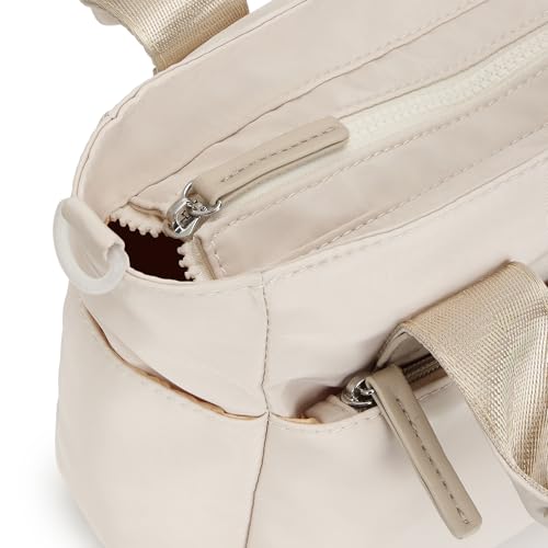 Fastrack Cloud Nylon Satchel Bag | Spacious Main Compartment with Organiser Pockets, External Quick-Access Zipper Pocket, Dual Carry Handles & Detachable Adjustable Webbing Strap with Zipper Closure