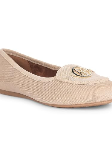 Hush Puppies Women Flat Ballerina - Beige (6Uk)
