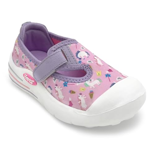 KazarMax By Hopits EasyFlex Tots Pink with Unicorn Print Toddler Sneaker Sandals- 6 Kids UK