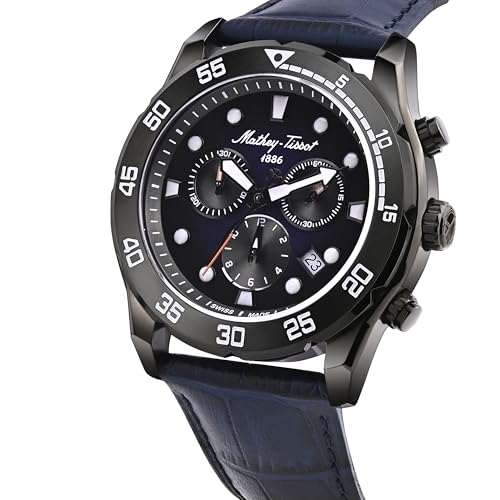 Mathey-Tissot Swiss Made Bolton II Quatrz Multicolor Dial Analog Watch for Men - H121CHLNB