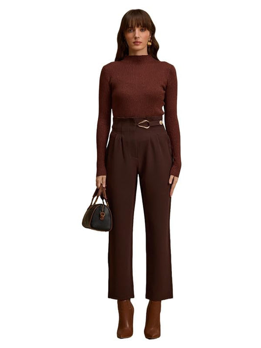 Kazo Wilma Trousers Brown