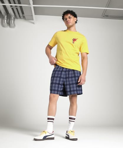 Puma Men, WARDROBE ESS Graphic Tee, Sunny Yellow - M (63416055)