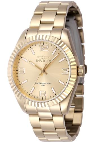 Invicta Specialty Quartz Caliber PC21 Movement Gold Dial Analog Watch for - Women 47475