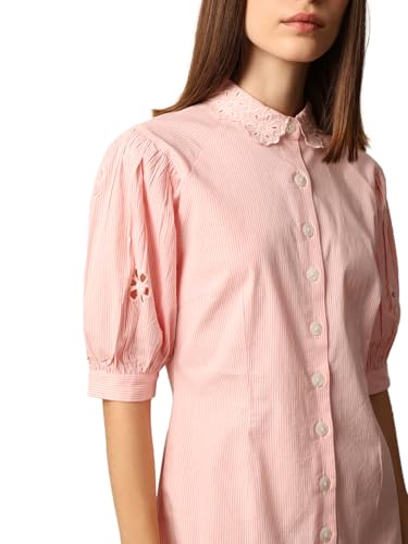 ONLY Women's Pink Shirt Dress