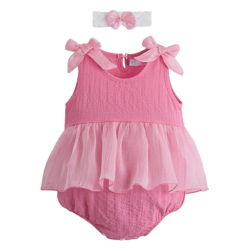 Hopscotch Textured Bow Applique Onesie with Headband (12-18 Months)