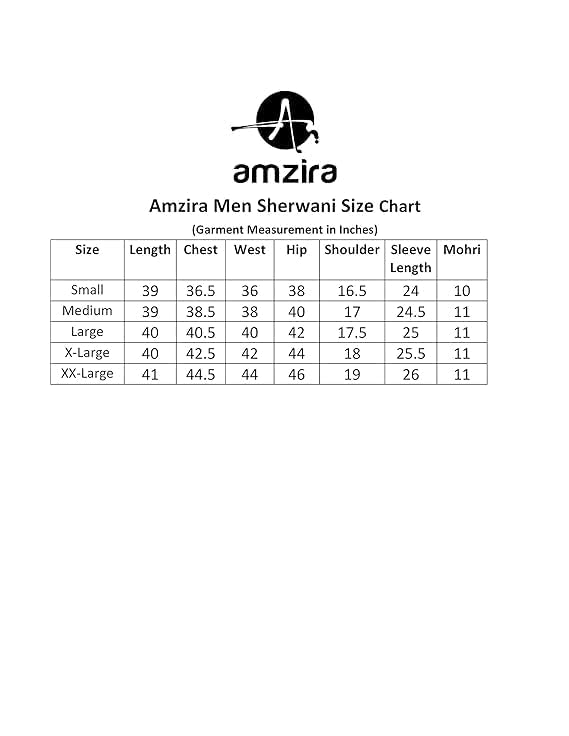 Amzira Mens Ethnic Wear Black Traditional Indo Western Set(Black, XL Size)