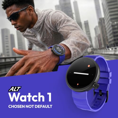 Noise Alt Watch 1 Smart Watch 1.32” AMOLED Display, Built-in GPS, AI Suite, Functional Rotating Crown, 1000NITS Brightness, Upto 14 Days Battery - Chosen Green