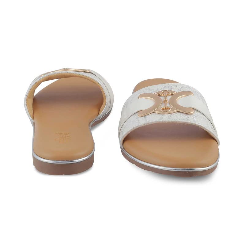 tresmode 239-JOY White Smart Casual Flats EU/38 UK/5