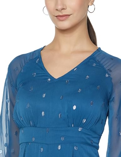 Tokyo Talkies Women Volume Sleeve V-Neck Jumpsuit