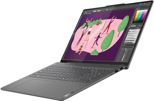 Lenovo 2024 Yoga 7 2-in-1 16” WUXGA IPS Touch Laptop 12-Core Intel Core Ultra 7 155U 16GB LPDDR5 1TB SSD Thunderbolt 4 USB-C w/DP WiFi AX BT Webcam HDMI2.1 Backlit KB Fingerprint Windows 11 Home