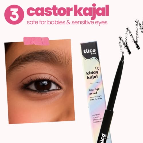 Tuco Kids Mega Makeup Kit, Lip Tint, Kajal & Nail Paint, Ages 6-15