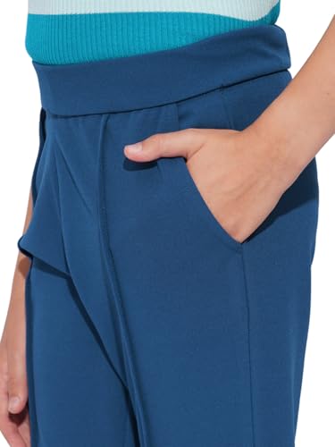 VERO MODA Girl Slim Fit High Rise Blue Pants