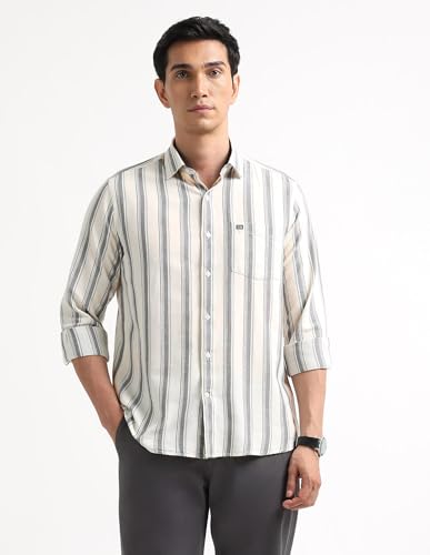 Arrow Sport Beige Casual Shirt_ASAEOSH2034_42