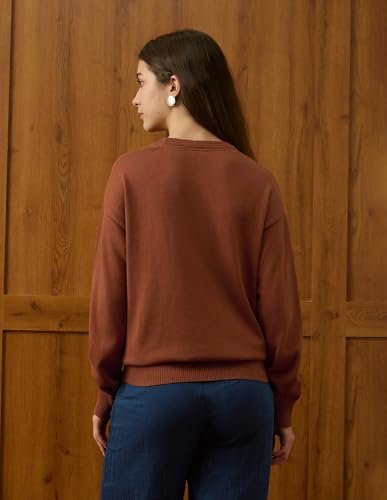 U.S. Polo ASSN. Women's Cotton Casual Sweater (UWAW25SWE209