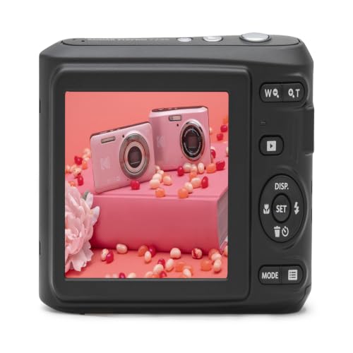 Kodak PIXPRO FZ45 Friendly Zoom 16MP 1080p Full HD Digital Camera with 4X Optical Zoom and 27mm Wide Angle Lens (Pastel Pink)63 GB