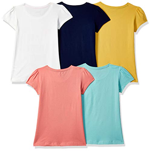 Max Girls Cotton Floral Regular T-Shirt Pack Of 5(M20CBTAMZ3MULTI_MULTI 3_5 Years-6 Years)
