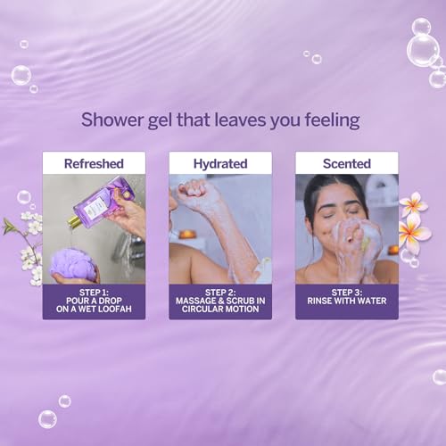 Yardley London| Shower Gel| Morning Dew| with Natural Oils of Lily of the Valley & Frangipani| No Parabens| No Silicones | 250ml
