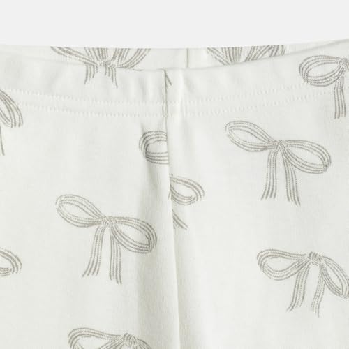 Mothercare Girls Printed Full Sleeves 4-Piece Top and Pyjama Set - Ivory