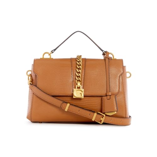 GUESS Women's Brown Textured Handbag| Ladies Purse Handbags | Gift For Ladies