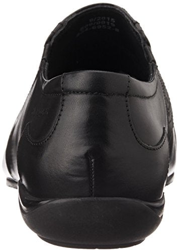Hush Puppies Men's Frazer Slip On Black Leather Formal Shoes