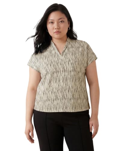 Max Women Printed Top (Beige_4XL)