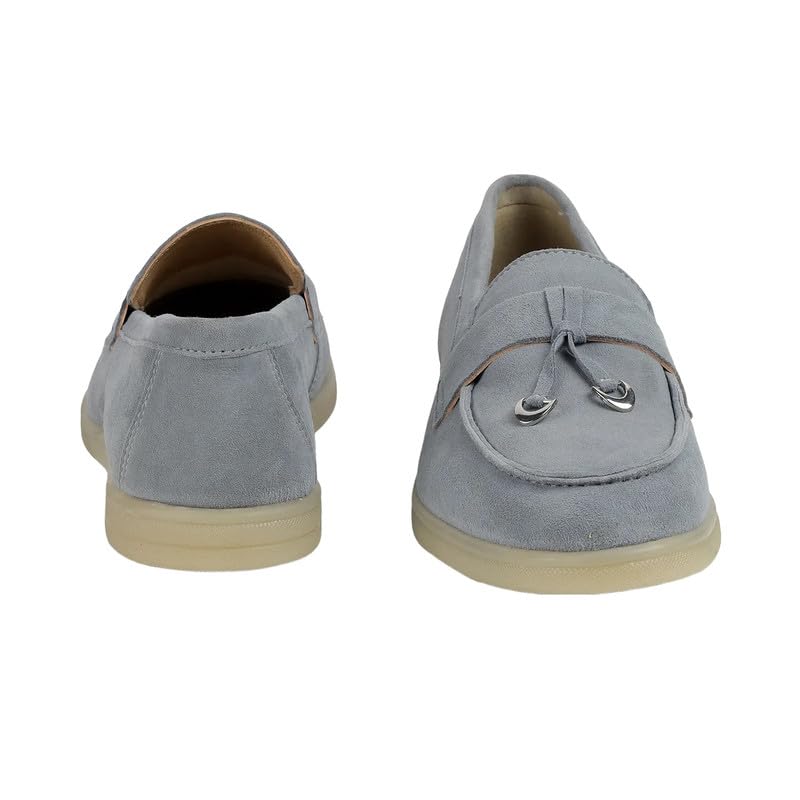tresmode Angil Platinum Women's Casual Loafers in Size 7 UK / 40 EU