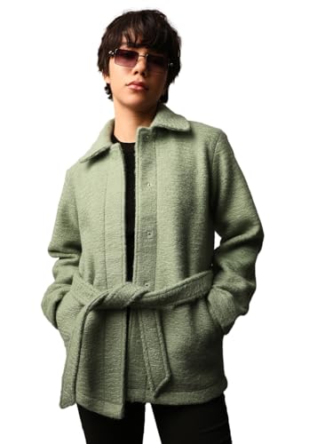 ONLY Women's Regular Fit Green Coat