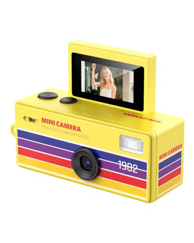 Mavie Rewind Mini Digital Camera | 1080P HD Pocket Digital Camera with Flip Screen | Compact Camera for Travel, Photography, Vlogging & Aesthetic Content