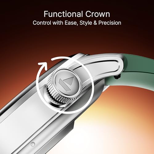 boAt New Launch Ultima Prime smartwatch with 1.43” AMOLED Display, Personalized Fitness Nudges, Functional Crown,100+ Sports Modes, Watch Face Studio (Forest Green)