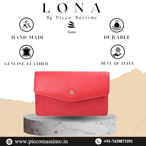 Lona Premium Minimalist Leather Clutch – Envelope Silhouette with Subtle Chain Detailing for Modern Elegance