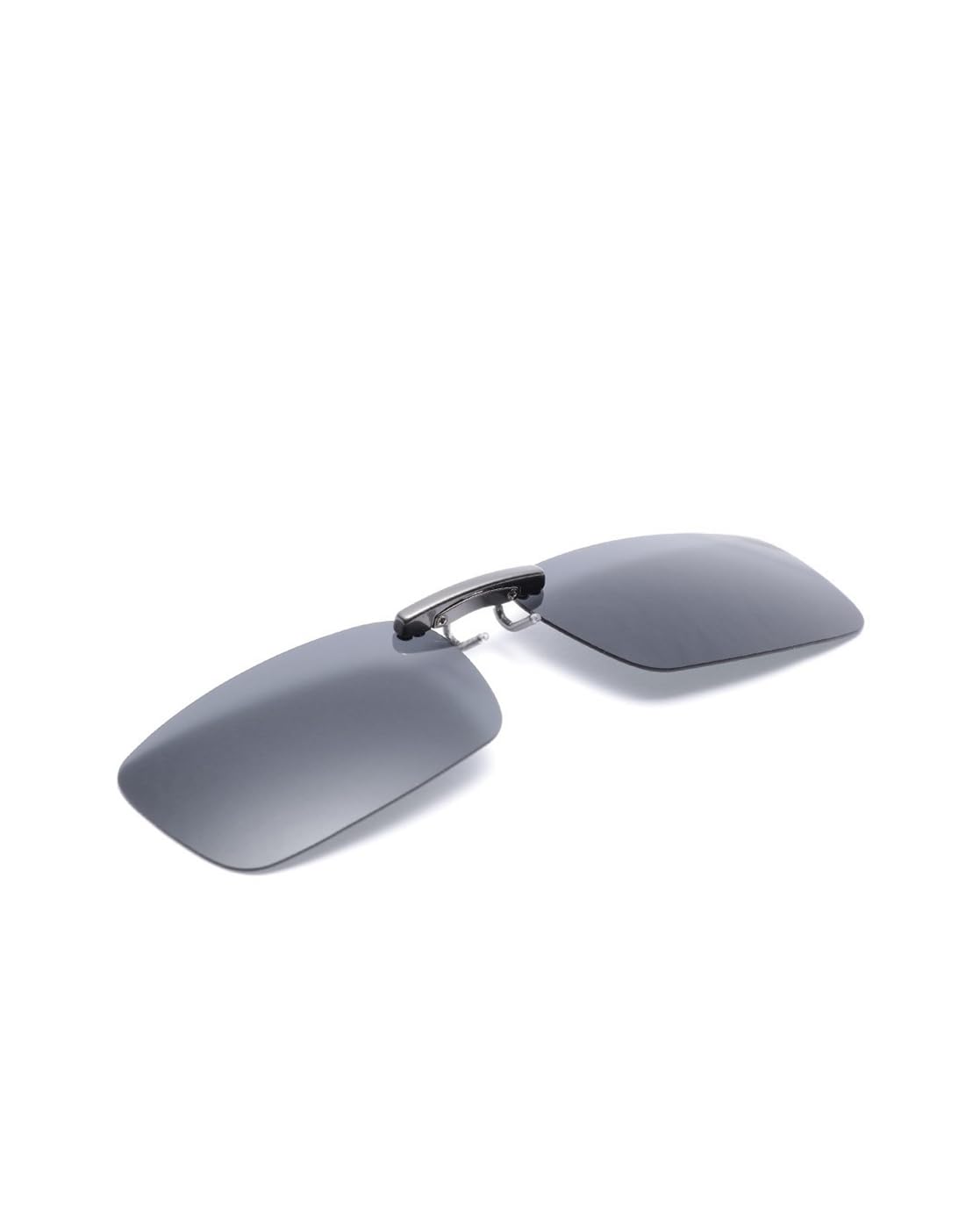 Carlton London Black Toned Polarised Lens Sunglass Clip for unisex