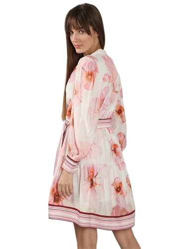 VERO MODA Women's Fit and Flare White Dress