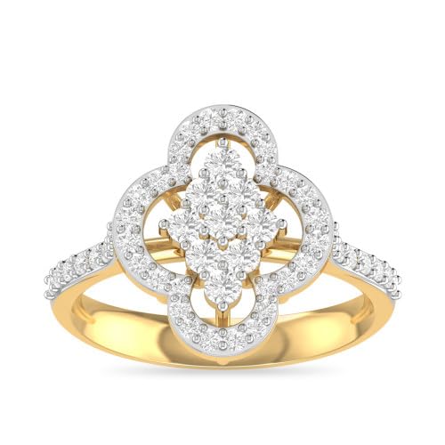 PC Jeweller 14k (585) Yellow Gold and Solitaire Ring for Women