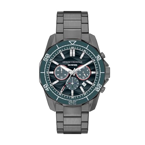 Armani Exchange Metallic Quartz Stainless Steel Watch AX1972