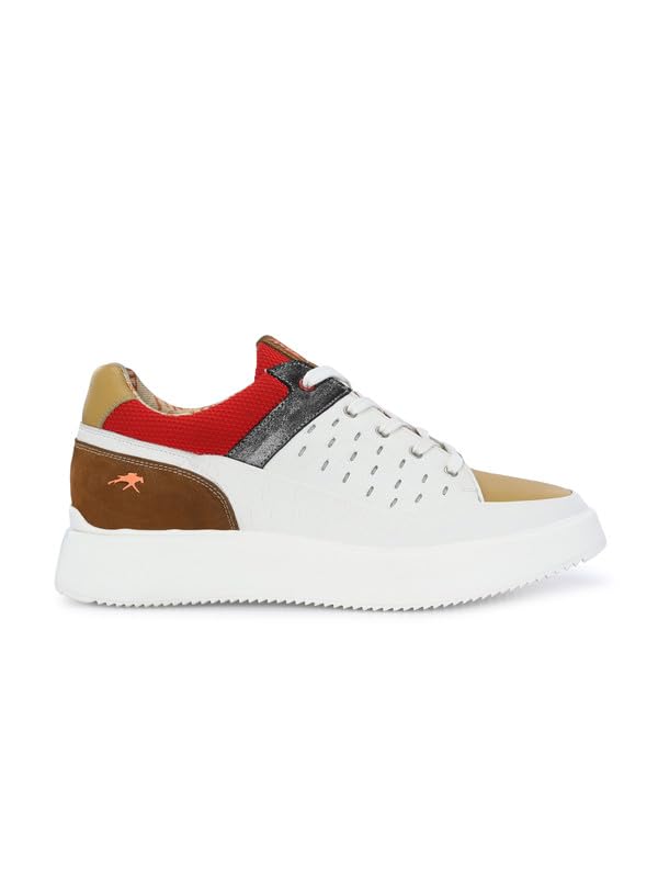 HITZ Men's White Casual Running Shoes - UK 8