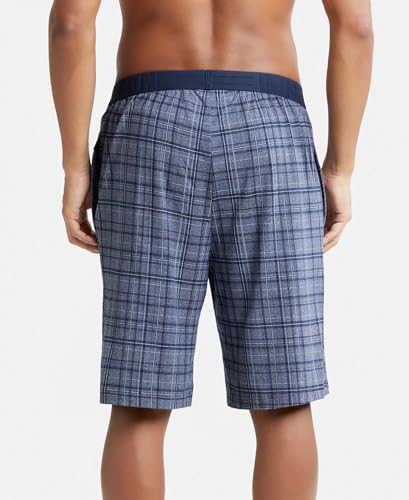 Jockey Shorts for Men with Exposed Elastic Waistband IM02_Mid Blue Print1_XXL